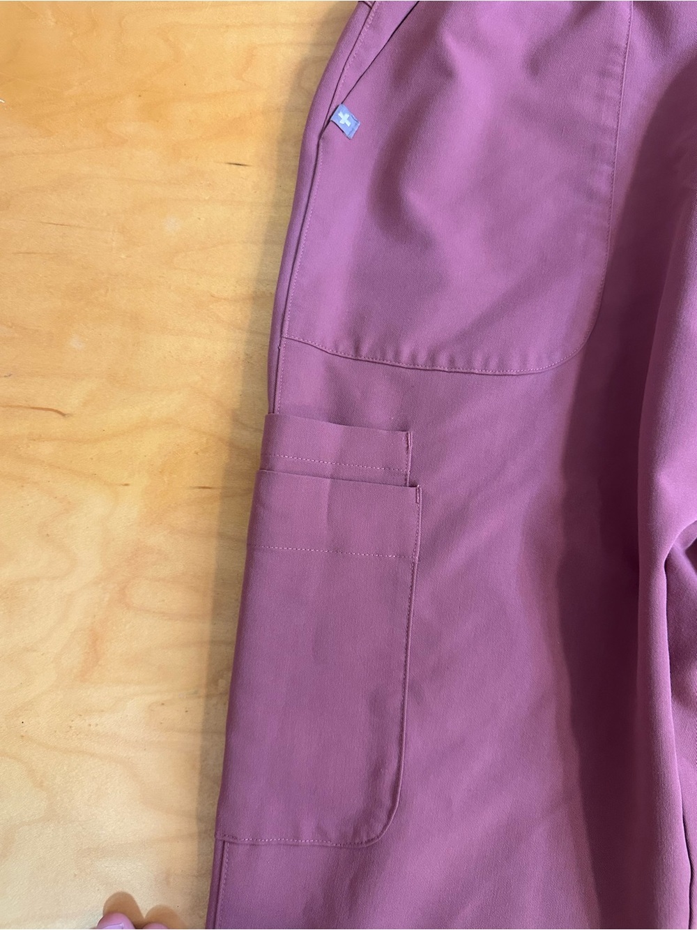 Figs Technical Collection Cargo Jogger Scrub Pants Mauve Medium - Picture 6 of 8